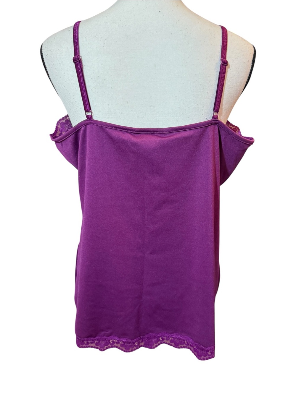 Fashion Bug Plum Stretch Camisole Tank Top, size XL, NWOT - Picture 3 of 9